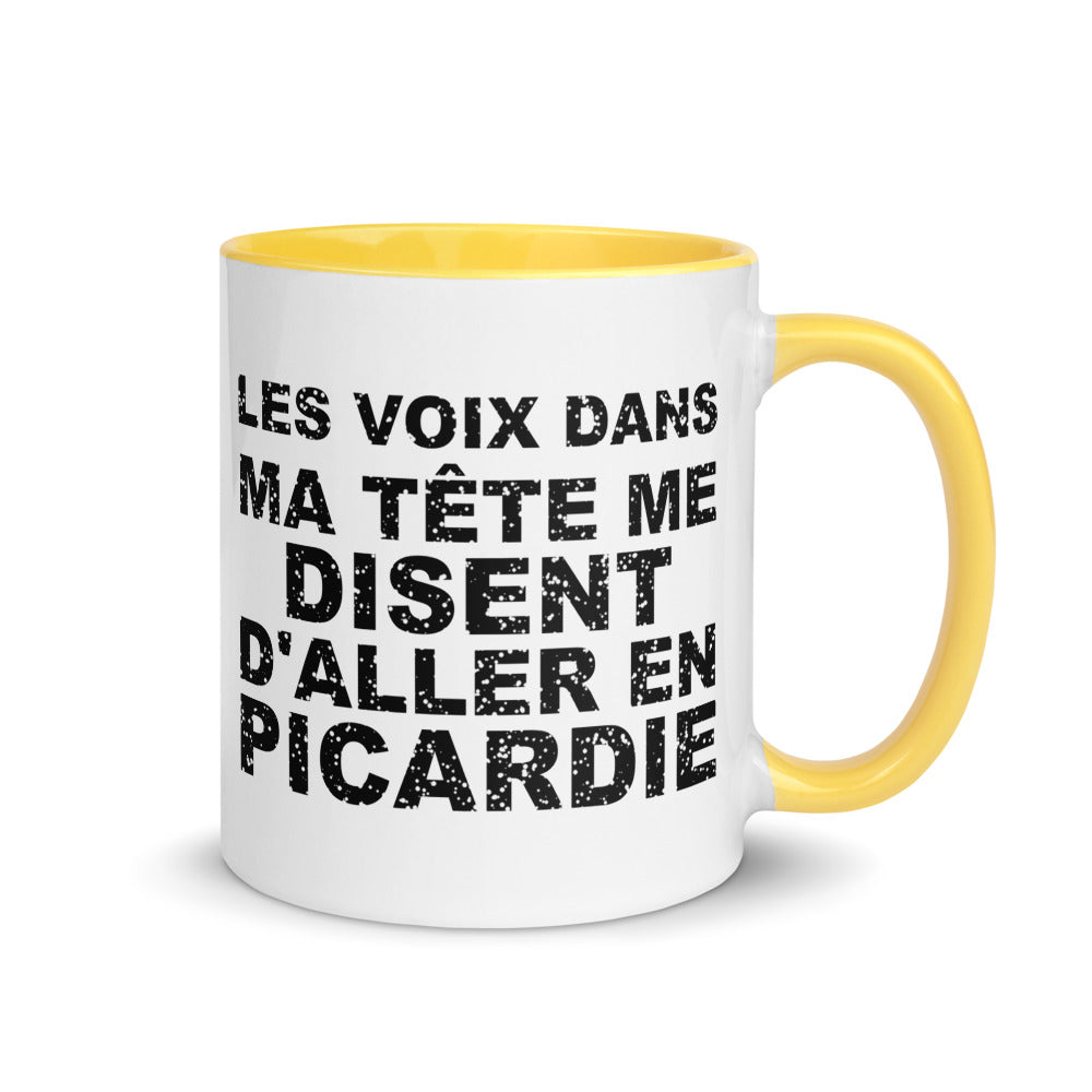 Les voix dans ma tête me disent d'aller en Picardie - Mug 11 oz