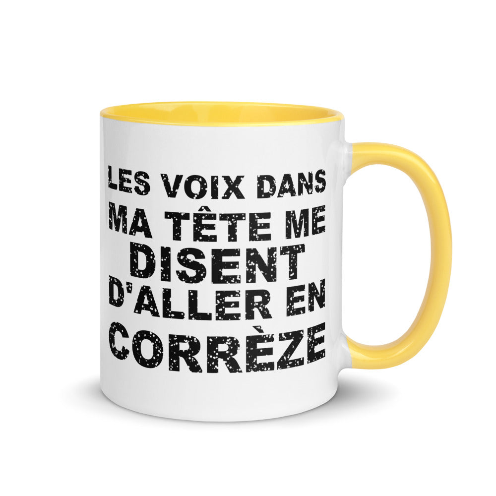 Les voix dans ma tête me disent d'aller en Corrèze - Mug 11 oz