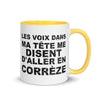 Les voix dans ma tête me disent d'aller en Corrèze - Mug 11 oz