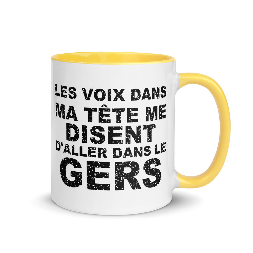 Les voix dans ma tête me disent d'aller dans le Gers - Mug 11 oz