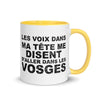 Les voix dans ma tête me disent d'aller dans les Vosges - Mug 11 oz