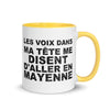 Les voix dans ma tête me disent d'aller en Mayenne - Mug 11 oz