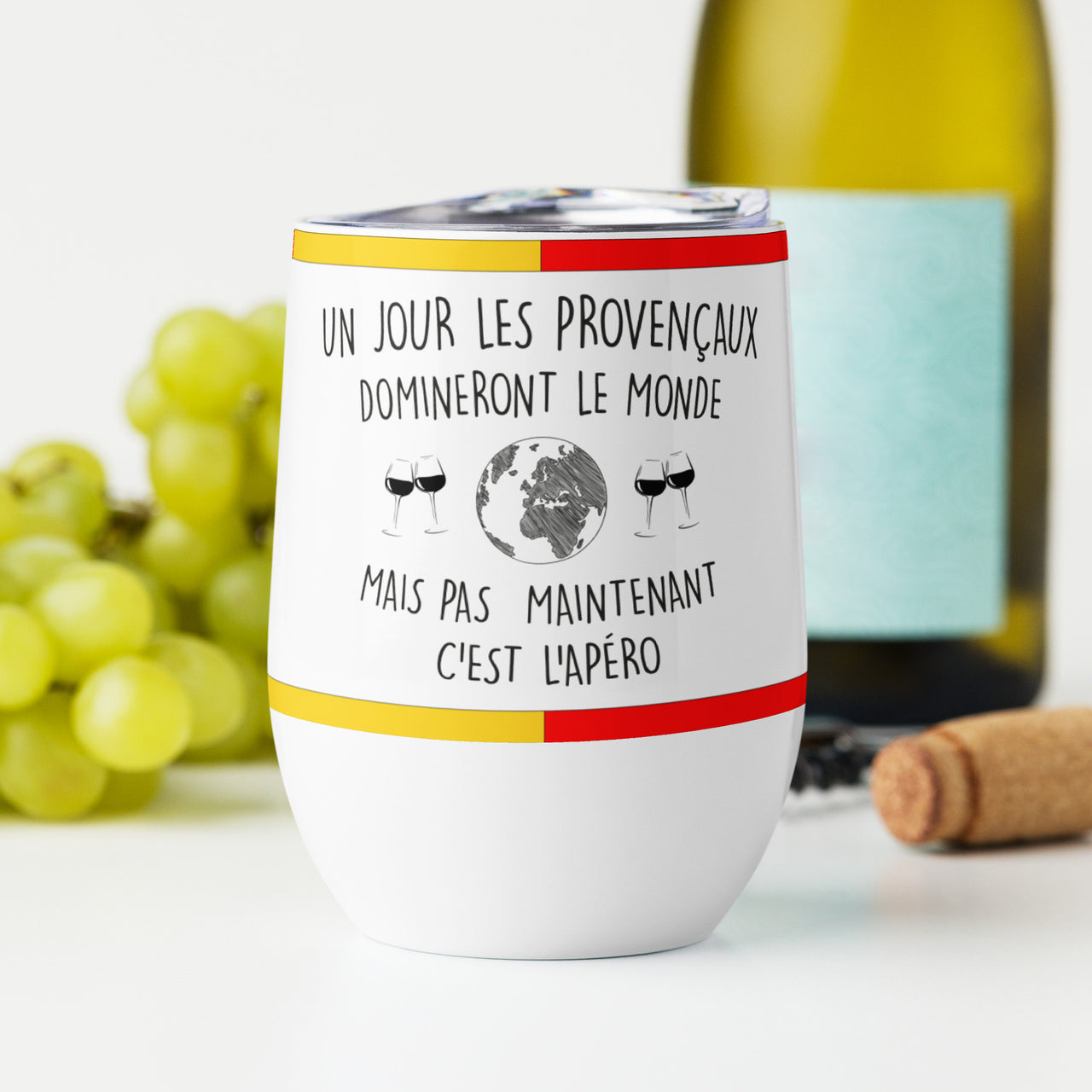 Gobelet à vin Provence - Apéro avec humour
