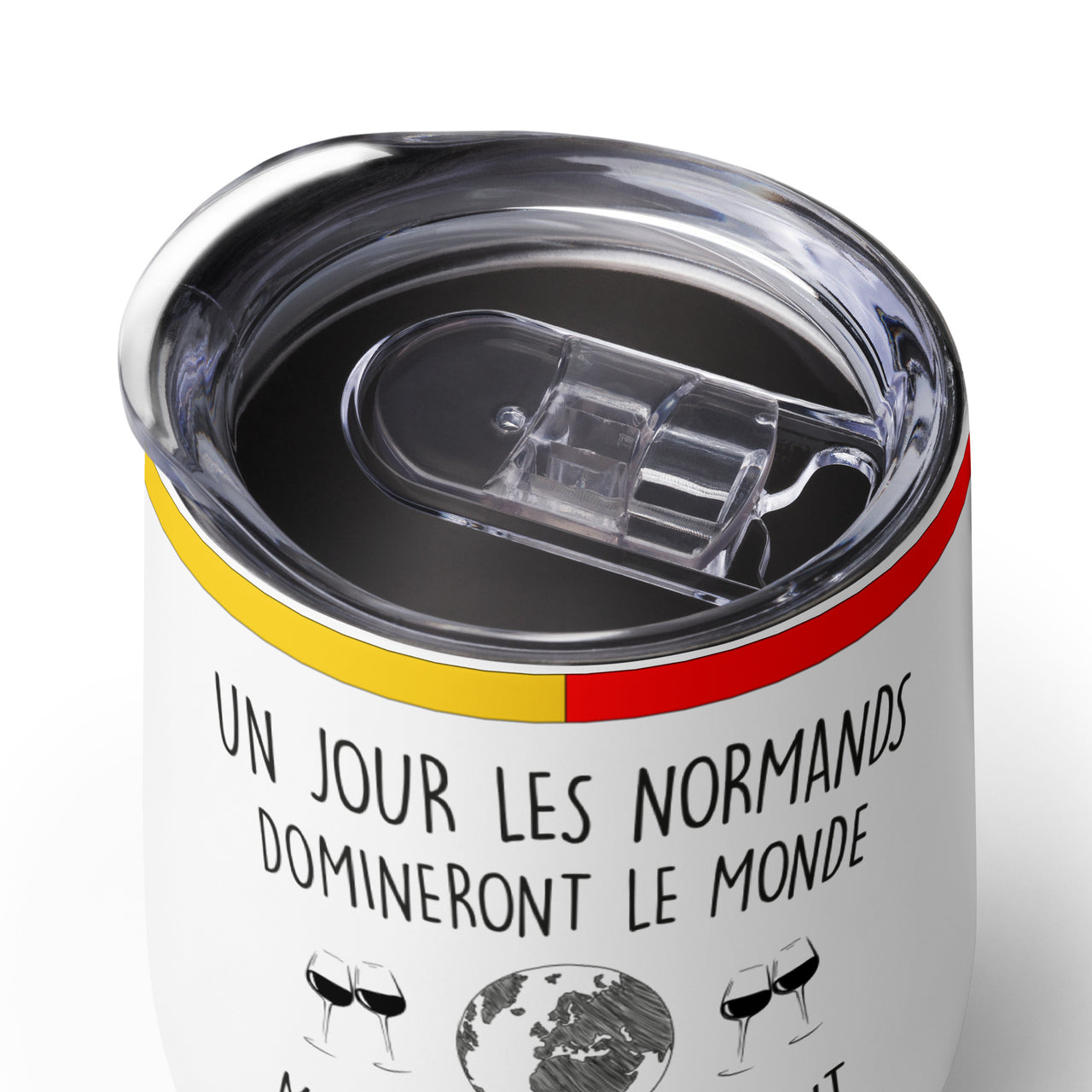 Gobelet à vin Normand - joint hermétique pour boissons fraîches