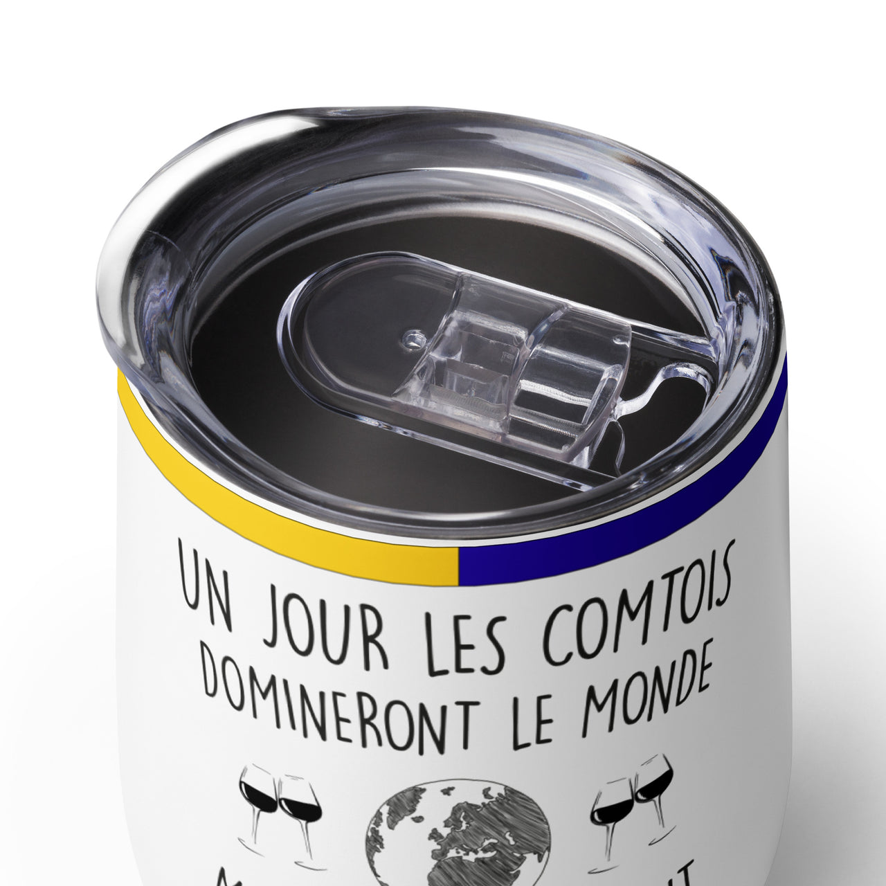 Gobelet à vin Franche-Comté - Humour et convivialité