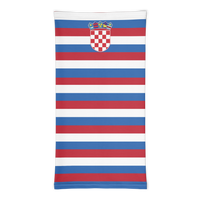 Thumbnail for Masque Cache cou  - Croatie - Bandeau blason croate - Ici & Là - T-shirts & Souvenirs de chez toi