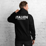 Italien ça se prononce Dieu - Sweatshirt à capuche - Ici & Là - T-shirts & Souvenirs de chez toi