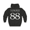 Hoodie Vosges noir - Confort et humour au quotidien