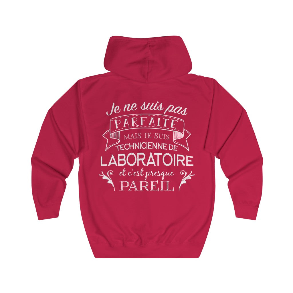 Veste zippée - Cadeau humour pour une technicienne de laboratoire