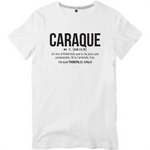 Caraque - Définition Ardèche - T-shirt homme standard - imprimé dans le Midi - Ici & Là - T-shirts & Souvenirs de chez toi