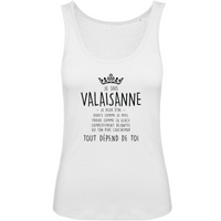 Thumbnail for Valaisanne, douce comme le miel - Débardeur femme coton Bio - Ici & Là - T-shirts & Souvenirs de chez toi