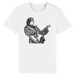 Guitariste illustration - T-shirt coton bio 100 % - imprimé FR - Ici & Là - T-shirts & Souvenirs de chez toi