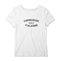 Thumbnail for Capricieuse, Rebelle, Italienne - T-shirt femme - impression FR - Ici & Là - T-shirts & Souvenirs de chez toi