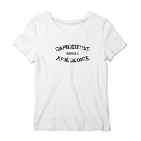 Thumbnail for Capricieuse, Rebelle, Ariégeoise - T-shirt femme - impression FR - Ici & Là - T-shirts & Souvenirs de chez toi