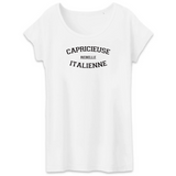 Capricieuse, Rebelle, Italienne - T-shirt femme coton Bio - impression FR - Ici & Là - T-shirts & Souvenirs de chez toi
