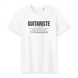 Guitariste définition - T-shirt unisexe coton bio 100 % - imprimé FR - Ici & Là - T-shirts & Souvenirs de chez toi