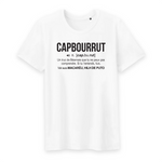 Capbourrut - Définition humoristique - Béarn - T-shirt Coton Bio 100 % - imprimé dans le midi - Ici & Là - T-shirts & Souvenirs de chez toi