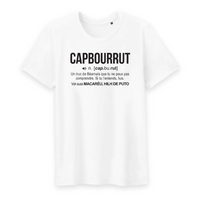 Thumbnail for Capbourrut - Définition humoristique - Béarn - T-shirt Coton Bio 100 % - imprimé dans le midi - Ici & Là - T-shirts & Souvenirs de chez toi