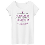 Princesse & Italienne - T-shirt femme coton bio 100 % imprimé FR - Ici & Là - T-shirts & Souvenirs de chez toi