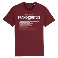 Thumbnail for Tu sais que tu es Franc-Comtois quand - T-shirt unisex coton BIO - Imprimé FR - Ici & Là - T-shirts & Souvenirs de chez toi