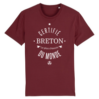 Thumbnail for Certifié Breton le plus chauvin du monde - T-shirt coton bio - impression FR - Ici & Là - T-shirts & Souvenirs de chez toi