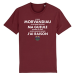 Je ne ferme pas ma gueule Morvandiau - Bourgogne - T-shirt standard coton bio - imprimé FR - Ici & Là - T-shirts & Souvenirs de chez toi