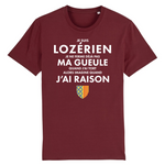 Je suis Lozérien je ne ferme déjà pas ma gueule - T-shirt Coton bio -imprimé dans le Midi - Ici & Là - T-shirts & Souvenirs de chez toi