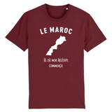 Le Maroc Là où mon histoire commence - T-shirt unisexe coton bio - imprimé FR - Ici & Là - T-shirts & Souvenirs de chez toi