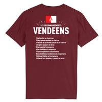 Thumbnail for 10 commandements vendéens - T-shirt coton bio - imprimé sur le dos fr - Ici & Là - T-shirts & Souvenirs de chez toi