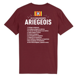 Les 10 commandements Ariégeois - T-shirt coton bio - imprimé DOS, dans le Midi - Ici & Là - T-shirts & Souvenirs de chez toi