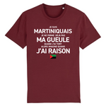 Martiniquais toujours raison R - T-shirt coton bio - imprimé FR - Ici & Là - T-shirts & Souvenirs de chez toi