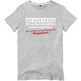 En Aveyron, on a plus de brebis que d'habitants - T-shirt standard unisexe - imprimé dans le midi - Ici & Là - T-shirts & Souvenirs de chez toi