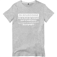 Thumbnail for En Bourgogne on a plus de vignes - T-shirt standard unisexe - imprimé FR - Ici & Là - T-shirts & Souvenirs de chez toi