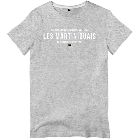 Il y a deux types de personnes les Martiniquais - T-shirt standard - imprimé FR - Ici & Là - T-shirts & Souvenirs de chez toi