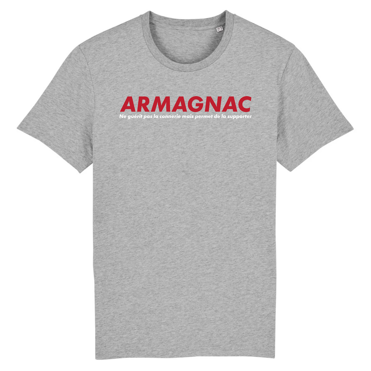 Armagnac, ne guérit pas la connerie - Gers - T-shirt coton Bio - Imprimé dans le Midi. - Ici & Là - T-shirts & Souvenirs de chez toi