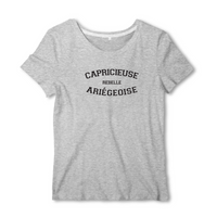 Thumbnail for Capricieuse, Rebelle, Ariégeoise - T-shirt femme - impression FR - Ici & Là - T-shirts & Souvenirs de chez toi