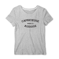 Thumbnail for Capricieuse, Rebelle, Audoise - T-shirt femme - impression FR - Ici & Là - T-shirts & Souvenirs de chez toi