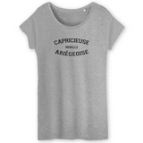Capricieuse, Rebelle, Ariégeoise - T-shirt femme coton bio - impression FR - Ici & Là - T-shirts & Souvenirs de chez toi