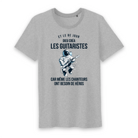 Thumbnail for 8e jour dieu créa les guitaristes 2 - T-shirts unisexe coton Bio - Imprimé FR - Ici & Là - T-shirts & Souvenirs de chez toi