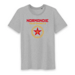 Normandie indépendante - T-shirt Coton bio 100 % - imprimé FR - Ici & Là - T-shirts & Souvenirs de chez toi