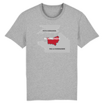 Normandie la vrai carte - T-shirt coton biologique st - imprimé FR - Ici & Là - T-shirts & Souvenirs de chez toi