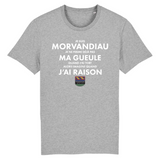 Je ne ferme pas ma gueule Morvandiau - Bourgogne - T-shirt standard coton bio - imprimé FR - Ici & Là - T-shirts & Souvenirs de chez toi