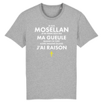 Je ne ferme pas ma gueule Mosellan - T-shirt standard coton bio - imprimé FR - Ici & Là - T-shirts & Souvenirs de chez toi