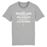 Je ne ferme pas ma gueule Mosellan - T-shirt standard coton bio - imprimé FR - Ici & Là - T-shirts & Souvenirs de chez toi