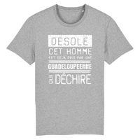 Thumbnail for Désolé cet homme est pris par une Guadeloupéenne qui déchire - T-shirt coton bio 100 % - imprimé FR - Ici & Là - T-shirts & Souvenirs de chez toi