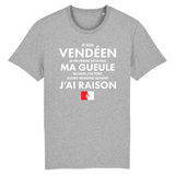 Je suis Vendéen je ne ferme pas ma gueule - T-shirt standard coton bio - imprimé FR - Ici & Là - T-shirts & Souvenirs de chez toi