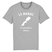Thumbnail for T-shirt Maroc gris - Mon histoire commence ici