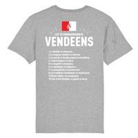 Thumbnail for 10 commandements vendéens - T-shirt coton bio - imprimé sur le dos fr - Ici & Là - T-shirts & Souvenirs de chez toi