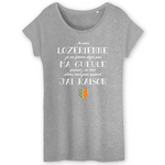 Je suis Lozérienne je ne ferme pas ma gueule - T-shirt femme coton bio - imprimé dans le Midi - Ici & Là - T-shirts & Souvenirs de chez toi