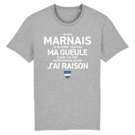 Marnais je ne ferme pas ma gueule R - T-shirt coton bio - imprimé FR - Ici & Là - T-shirts & Souvenirs de chez toi